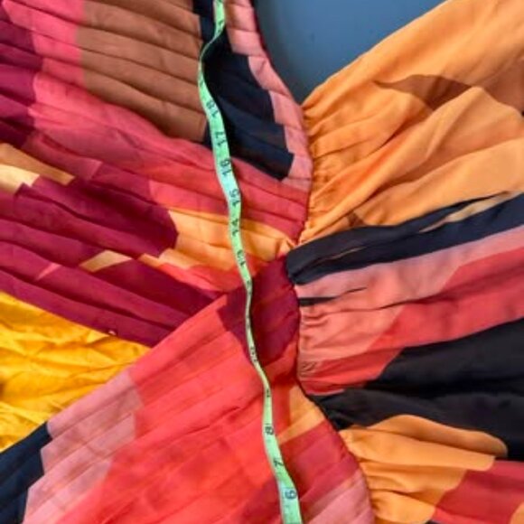 NWOT Size Small Farm Rio Yell/Orange dress - Picture 2 of 6